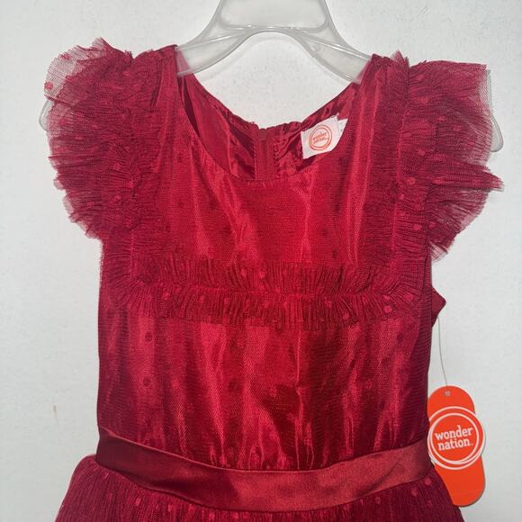 Wonder Nation Girls 8 Dress with Shrug Special Occasion Holiday Formal - Picture 4 of 14